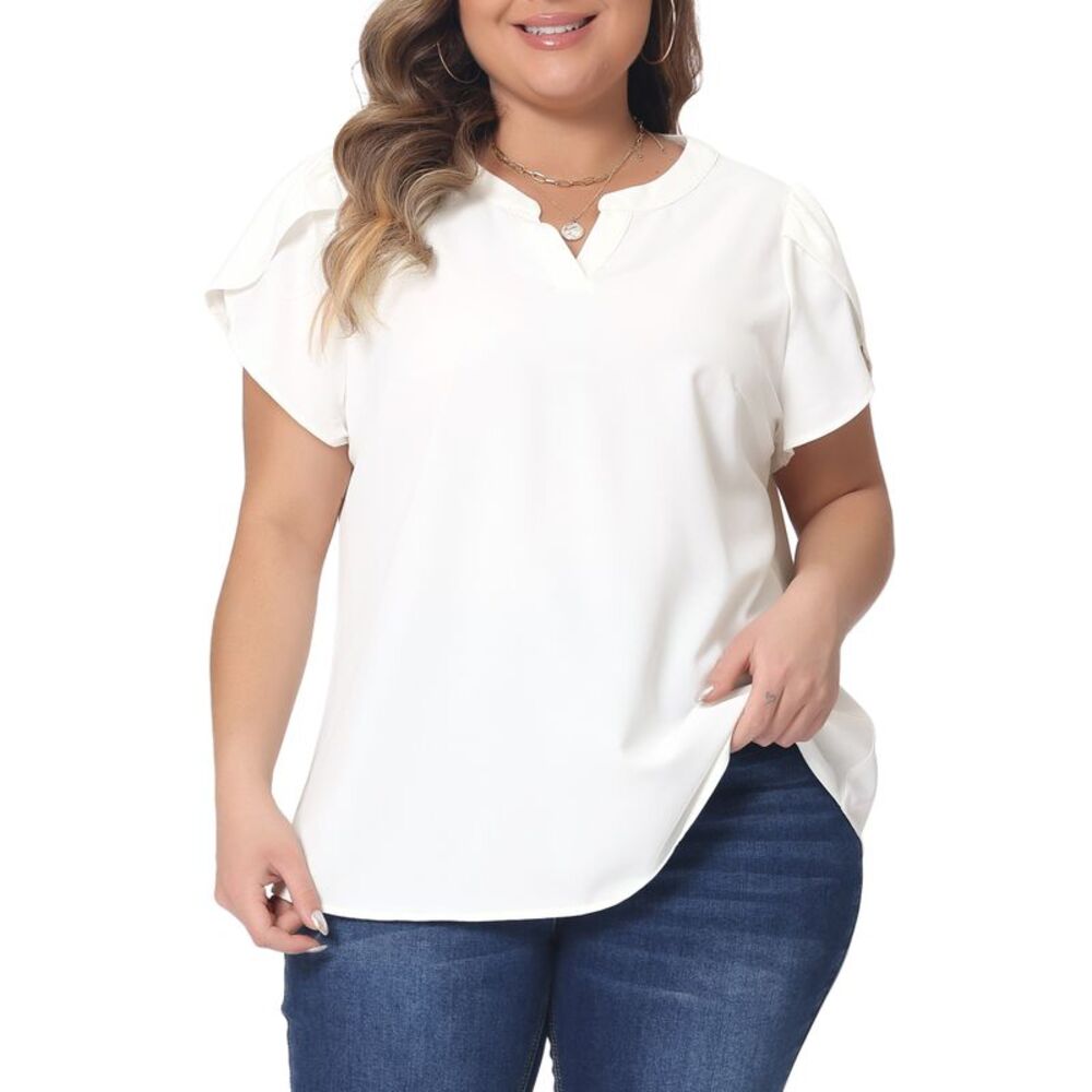 NWOT Elegant White Women's Top